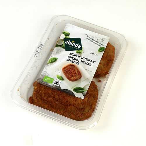 Abinda Burger spinazie-geitenkaas bio 2x100g