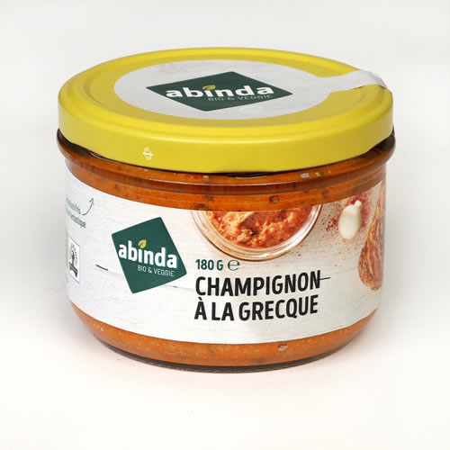 Abinda Champignon à la Grecque bio 180g