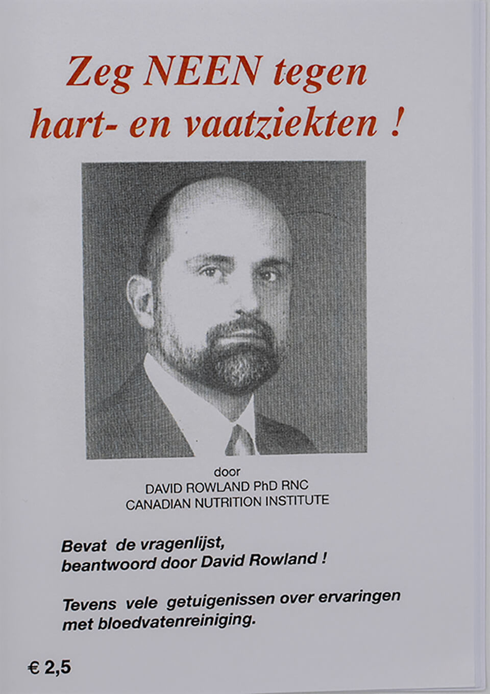 Rowland Formule boekje NL