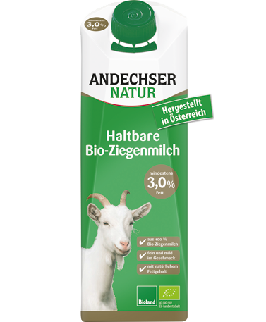 Andechser Geitenmelk vol 3% bio 1L