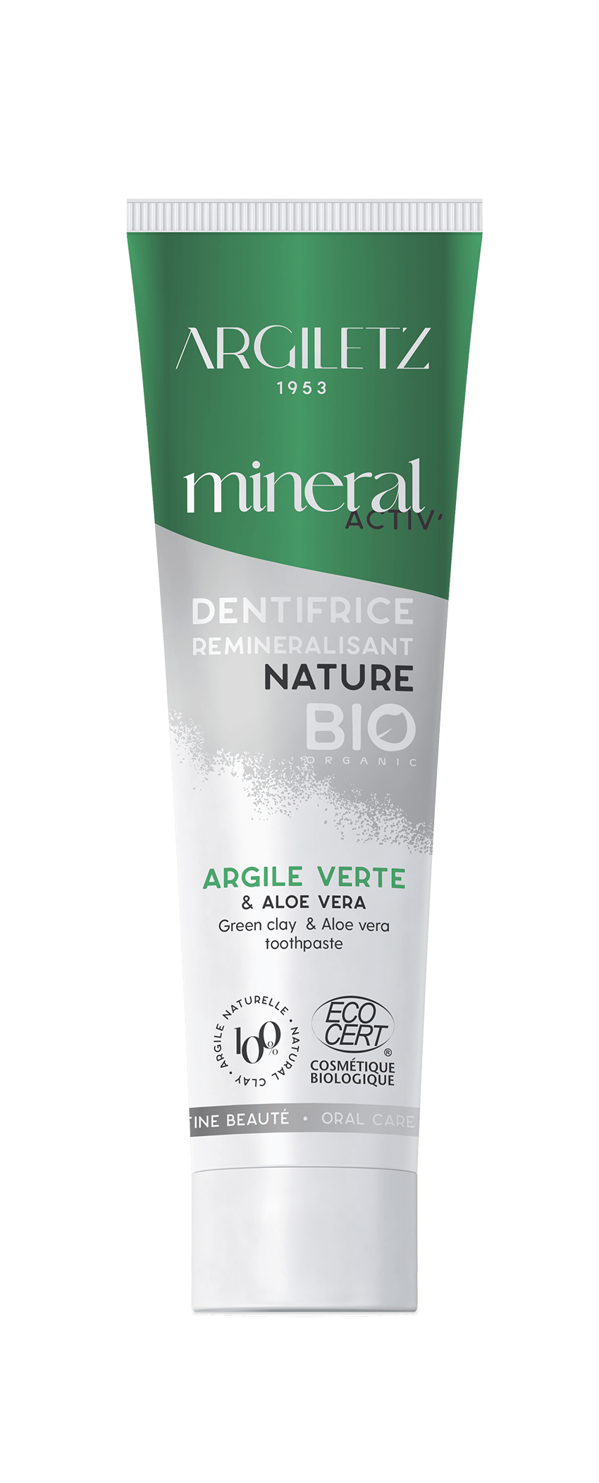 Argiletz Groene klei tandpasta aloe vera bio 75ml