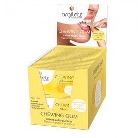 Argiletz Argil'gum kauwgom citroen & groene klei 12st
