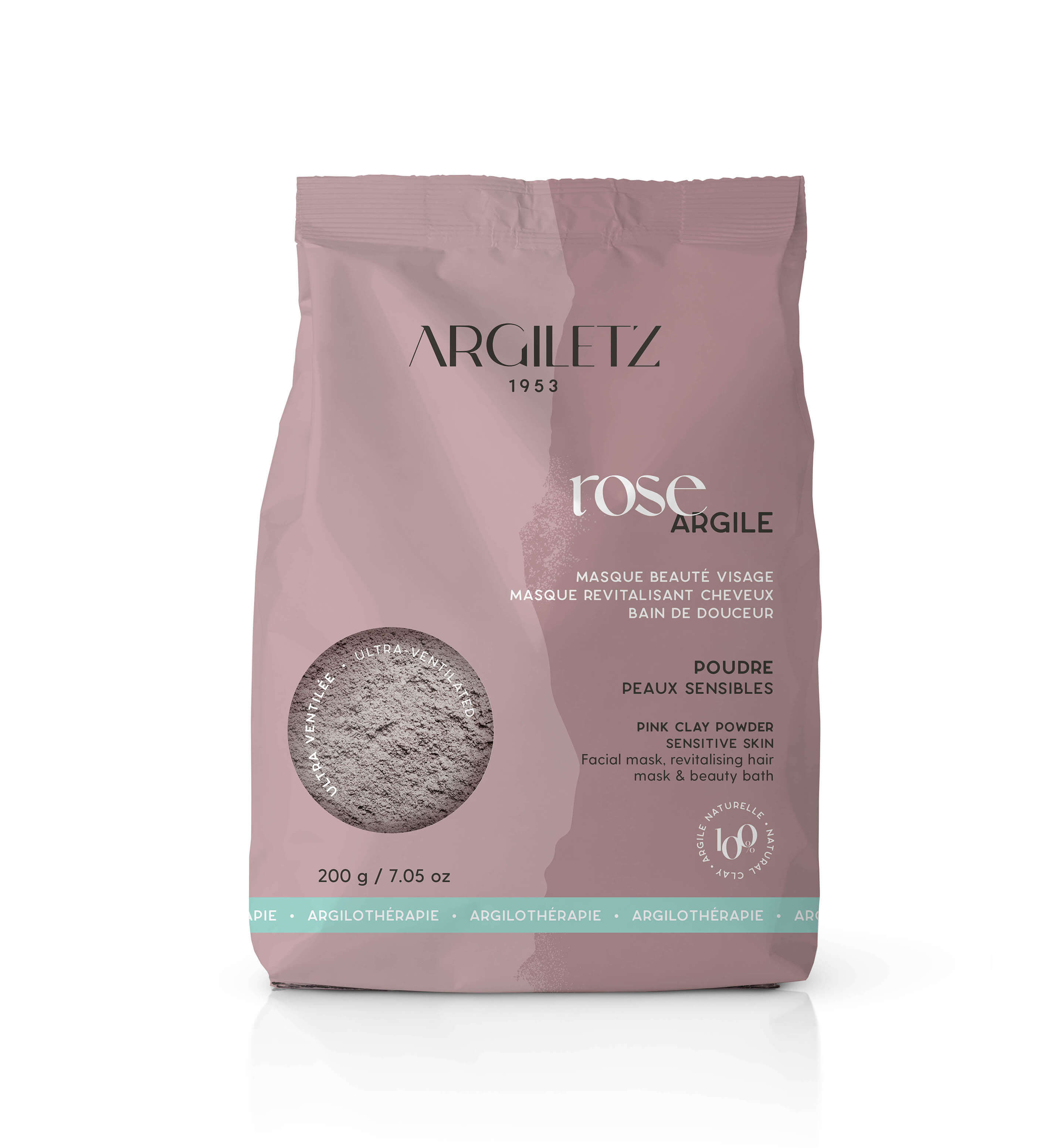 Argiletz Roze klei ventilée 200g