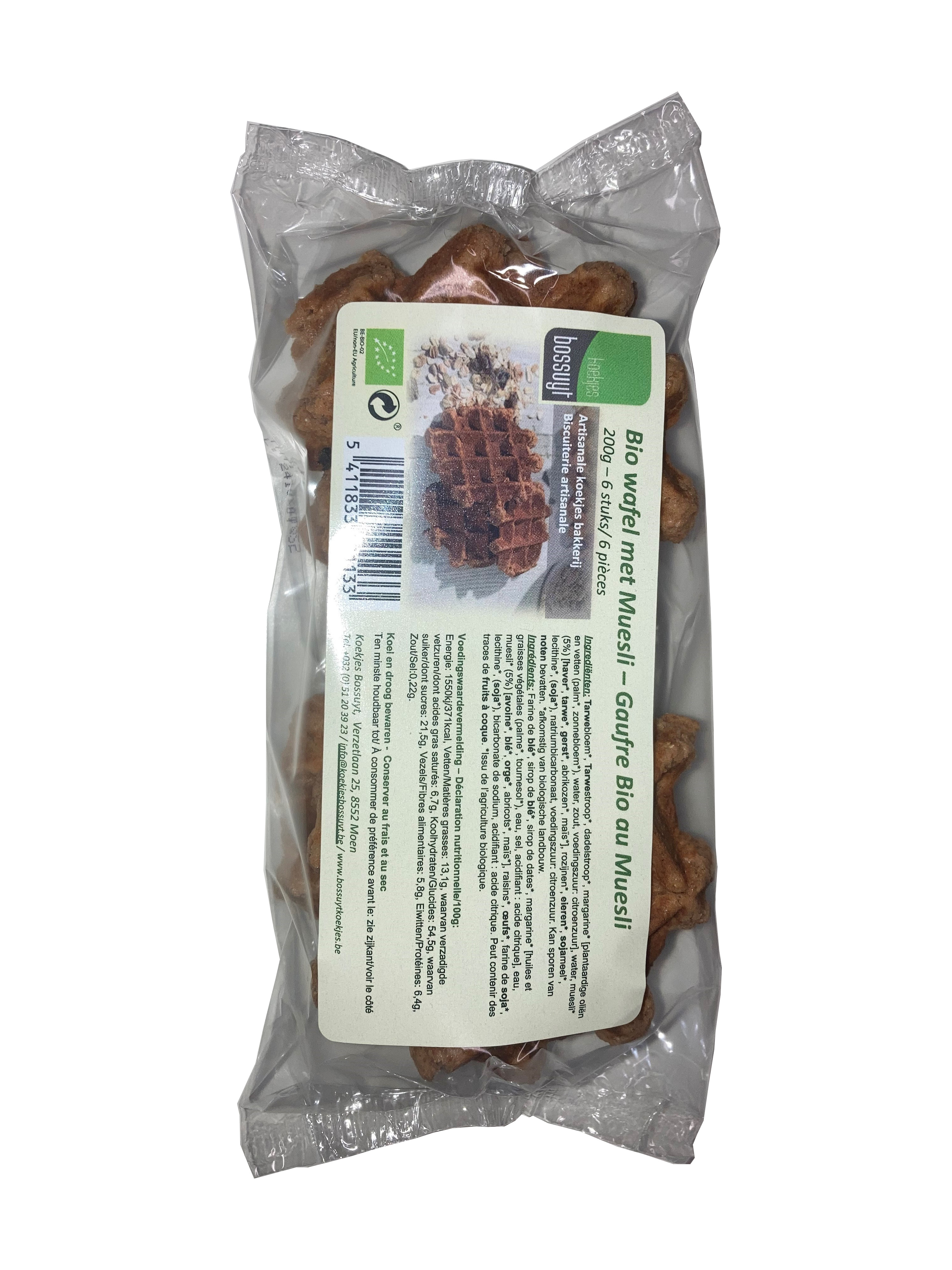 Biserta Muesli wafels bio 200g