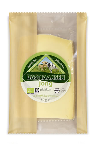 Bastiaansen Kaas gouda jong sneetjes bio 150g