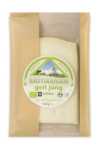 Bastiaansen Kaas jong geit sneetjes bio 150g