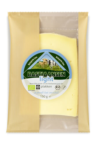Bastiaansen Kaas gouda light sneetjes bio 150g