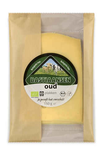 Bastiaansen Kaas gouda oud sneetjes bio 150g