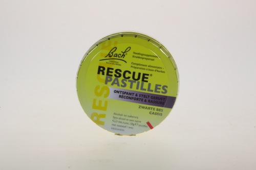 Bach Rescue remedy pastilles cassis 50g PL500/55