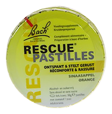 Bach Rescue remedy pastilles sinaas 50g PL500/55