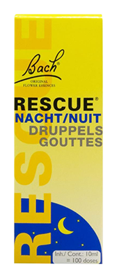 Bach Rescue remedy druppels nacht 10ml PL500/98