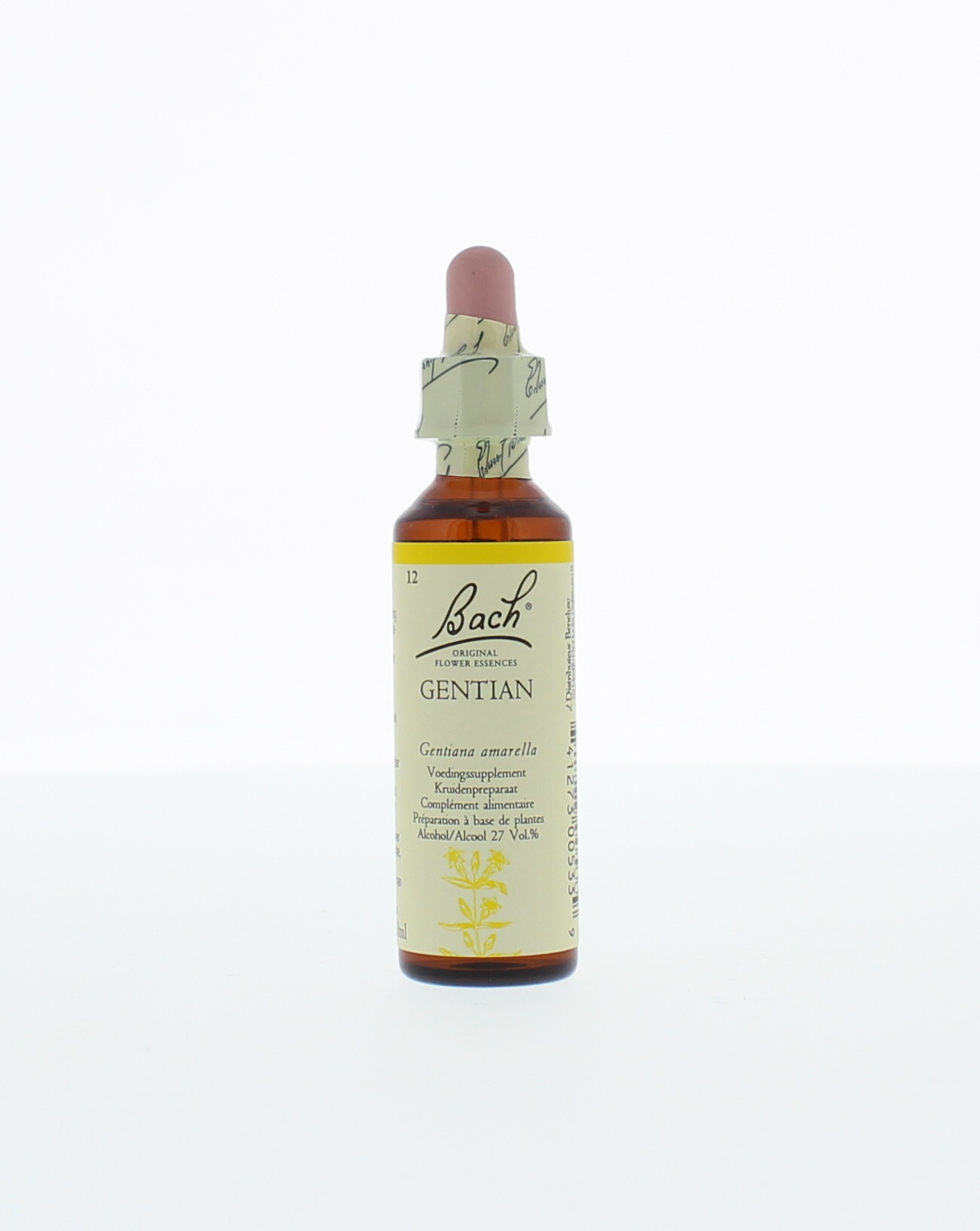 Bach Gentian/Gentiaan (12) 20ml PL500/35