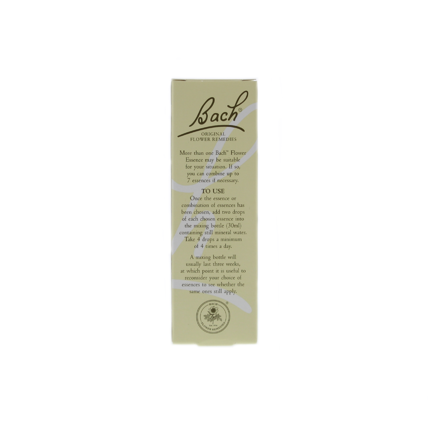Bach 1 mengflesje (+doosje) 30ml