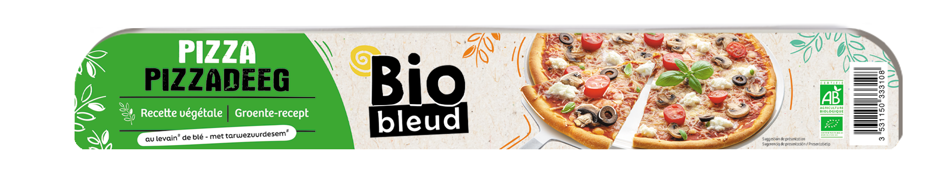 Biobleud Pizzadeeg bio 270g