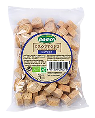 Borsa Croutons volkoren bio 75g - 1611