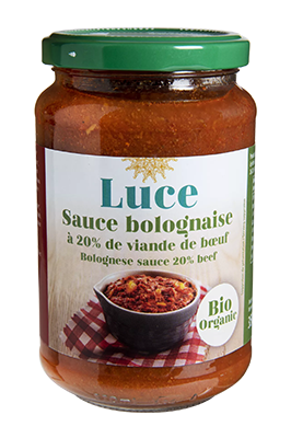 Luce Bolognaisesaus 20% rundvlees bio 350g - 1571