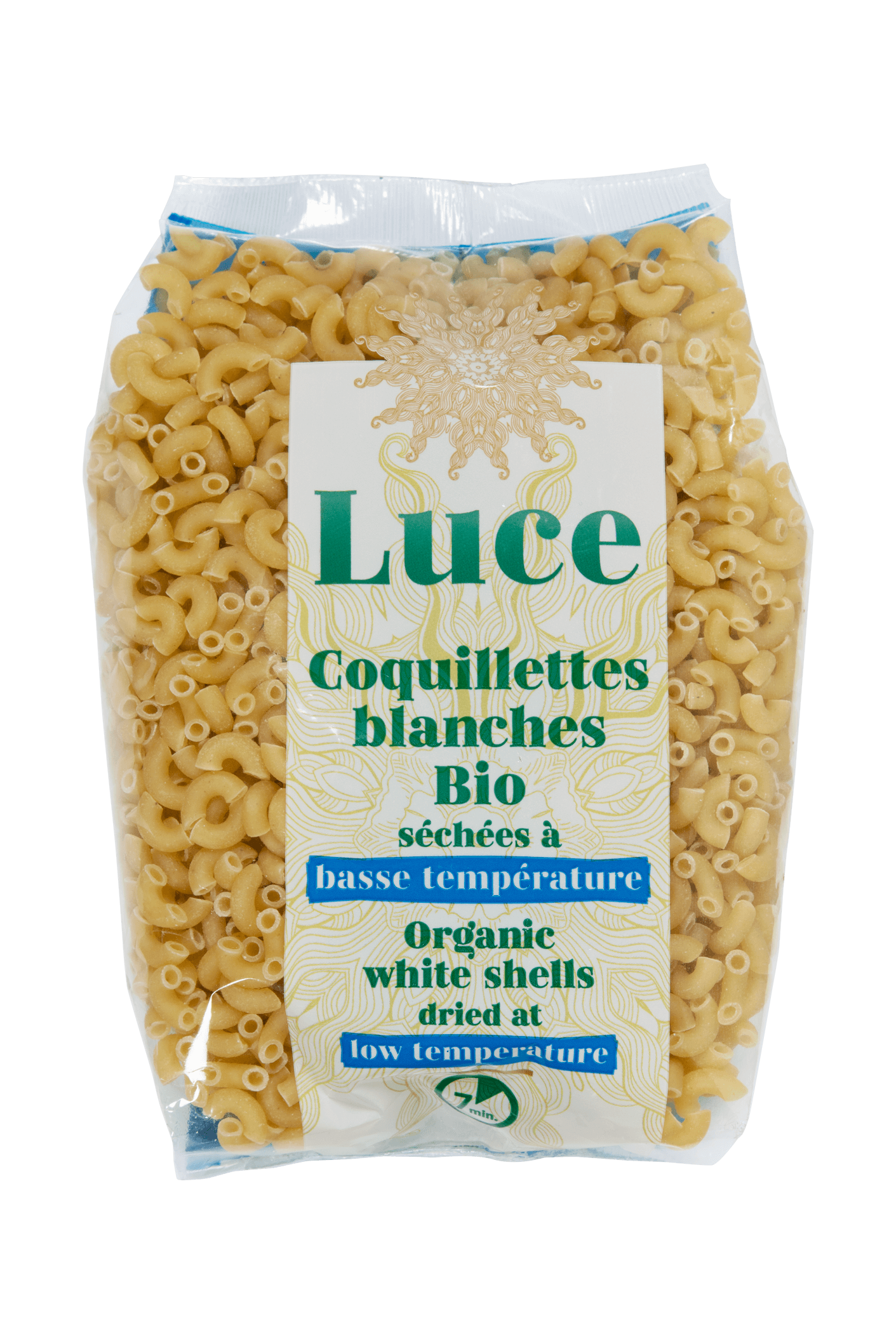 Luce Coquillettes wit bio 500g