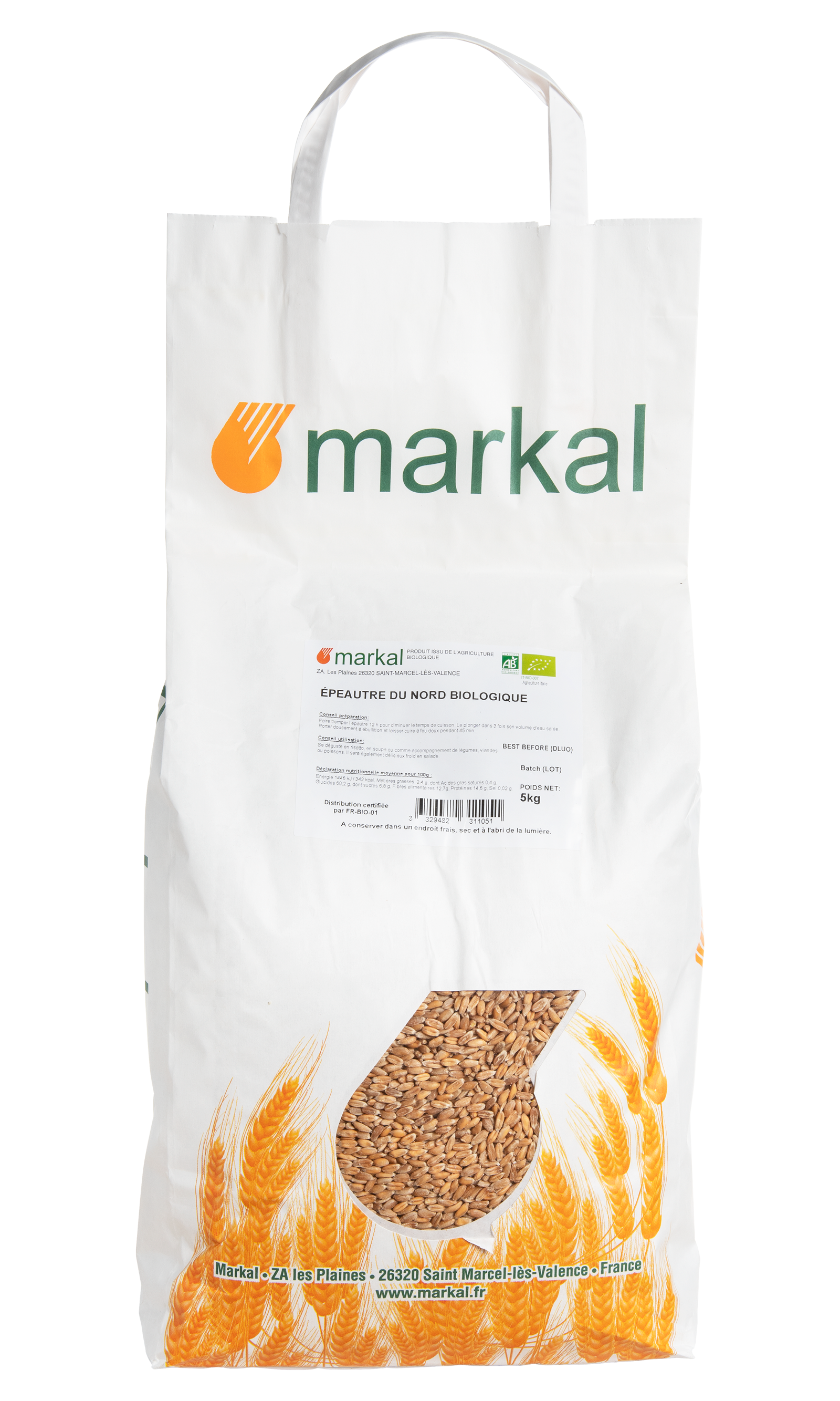 Markal Spelt bio 5kg - 1049