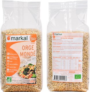 Markal Gerst gepeld bio 500g - 1064