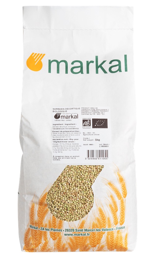 Markal Boekweit gepeld bio 5kg - 1066