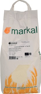 Markal Tarwebloem lichtgrijs T80 bio 5kg - 1111