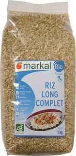 Markal Rijst lang volkoren Italië bio 1kg - 1222