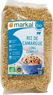 Markal Rijst lang volkoren Camargue bio 1kg - 1253