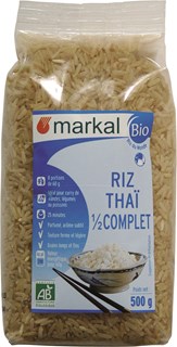 Markal Rijst Thaï 1/2 volkoren bio 500g - 1265