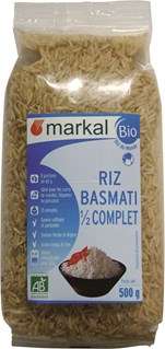 Markal Rijst basmati 1/2 volkoren bio 500g - 1274