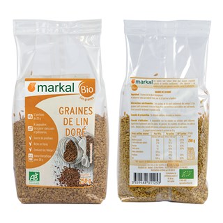Markal Lijnzaad goud bio 250g - 1323