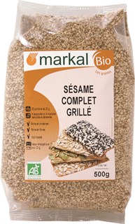 Markal Sesam heel gegrild bio 500g - 1346