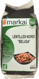 Markal Linzen zwart beluga bio 500g - 1370