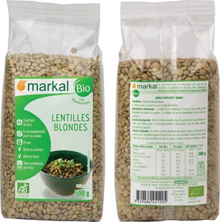 Markal Linzen blond bio 500g - 1372