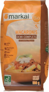 Markal Macaroni 1/2 volkoren bio 500g - 1403