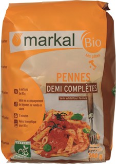 Markal Penne 1/2 volkoren bio 500g - 1407
