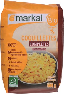 Markal Coquillettes volkoren 500g - 1411