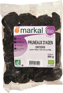 Markal Agen Pruimen 1/2 droog - heel bio 500g - 1490