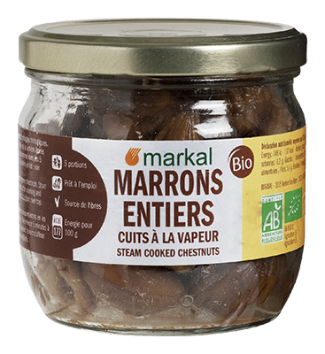 Markal Kastanjes heel gekookt bio 210g - 1492