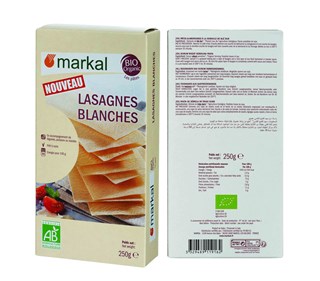 Markal Lasagne bladen wit bio 250g - 1536