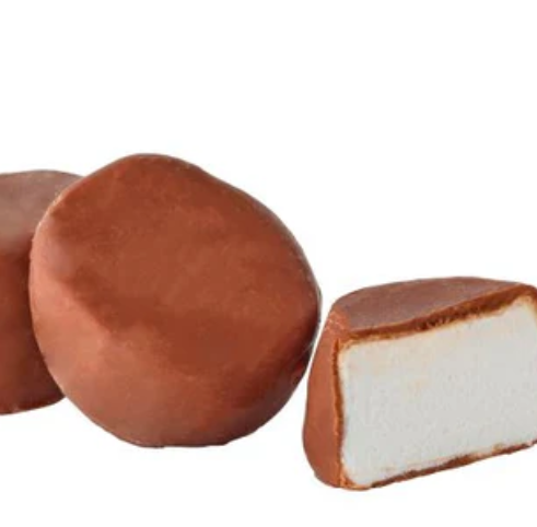 Belledonne Marshmallows met melk chocolade bulk bio 2kg - 60481