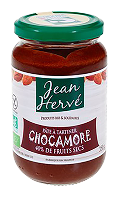 Jean Hervé Chocamore zonder melk/zonder palmolie bio 350g - 7050