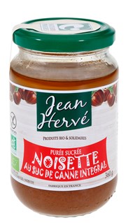 Jean Hervé Hazelnootpasta met rietsuiker bio 360g - 7200