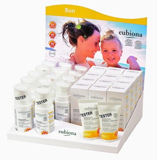 Eubiona Display zonnemelk + zonnecrème 24pc - 4531