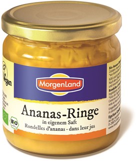 Morgenland Ananas gesneden bio 388ml - 392101