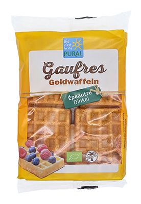 Pural Wafel met spelt en verse eieren zonder palmolie bio 165g - 4105