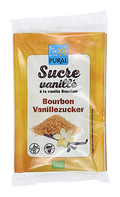 Pural Bourbon vanillesuiker 6,5% glutenvrij bio 5x8g - 4123