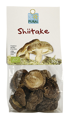Pural Shiitake gedroogd bio 20g - 4155