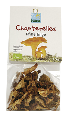 Pural Cantharellen gedroogd bio 20g - 4156