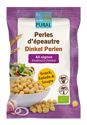 Pural Speltparels met ui en knoflook bio 125g - 4233