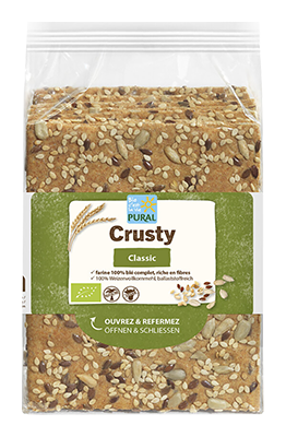 Pural Crusty classic 3 ontbijtgranen bio 200g - 4241